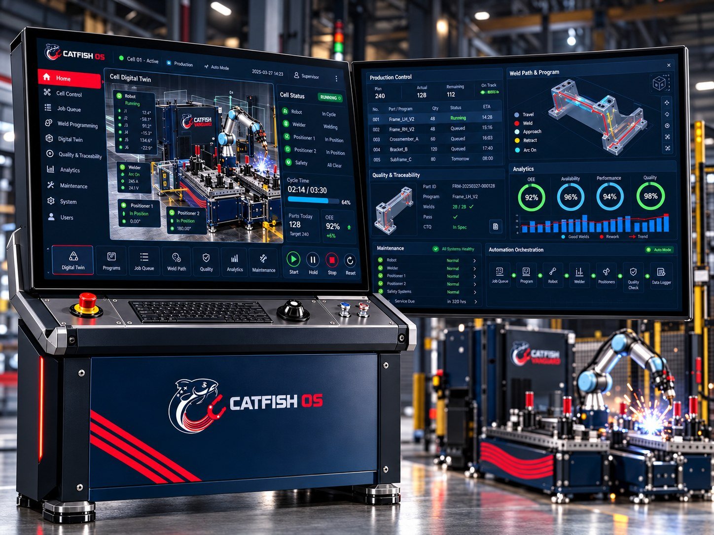 Catfish OS interface: Twin