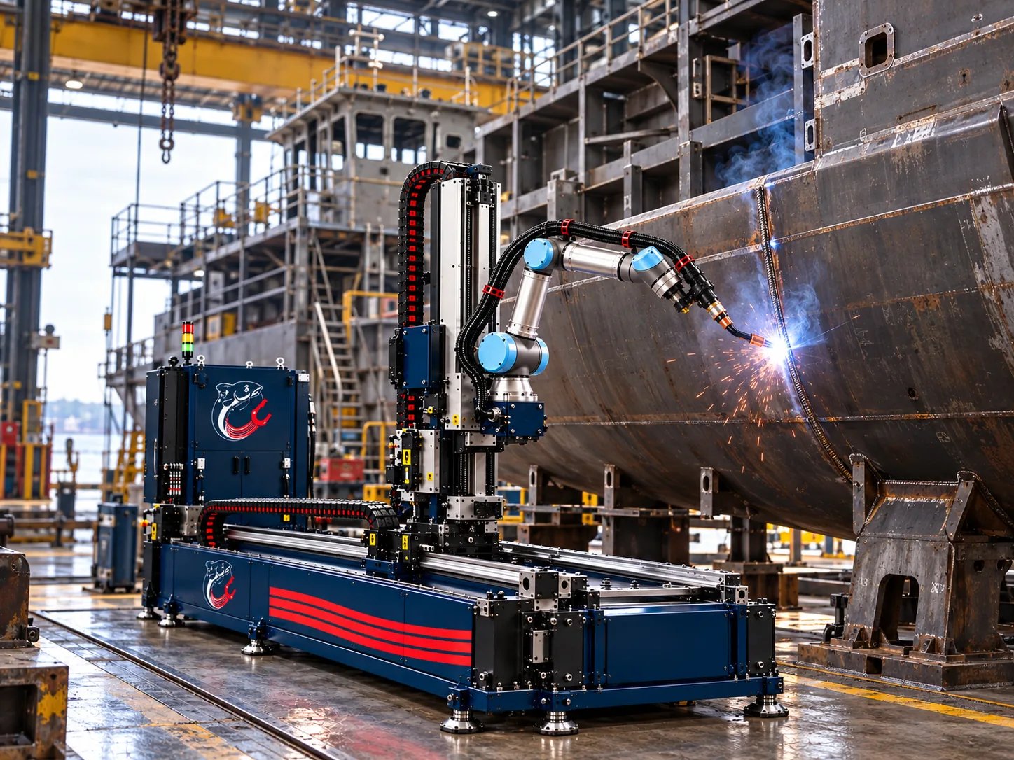 Steel beams fabrication