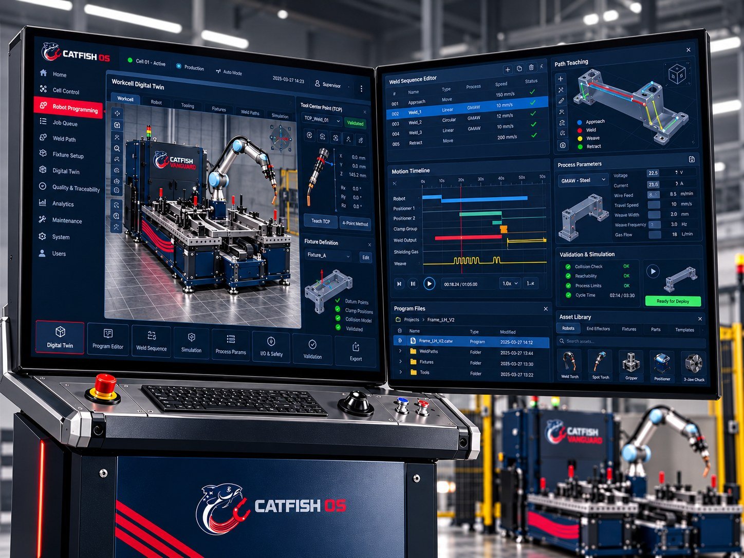 Catfish OS interface: Studio