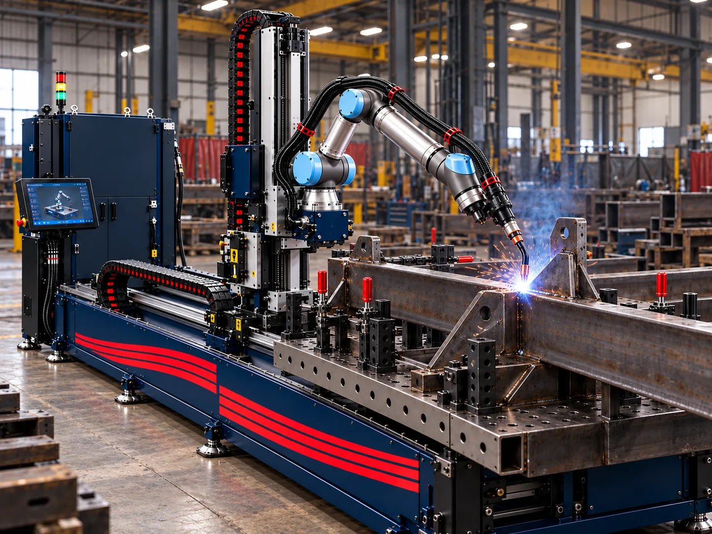 ARC-R welding structural steel assemblies