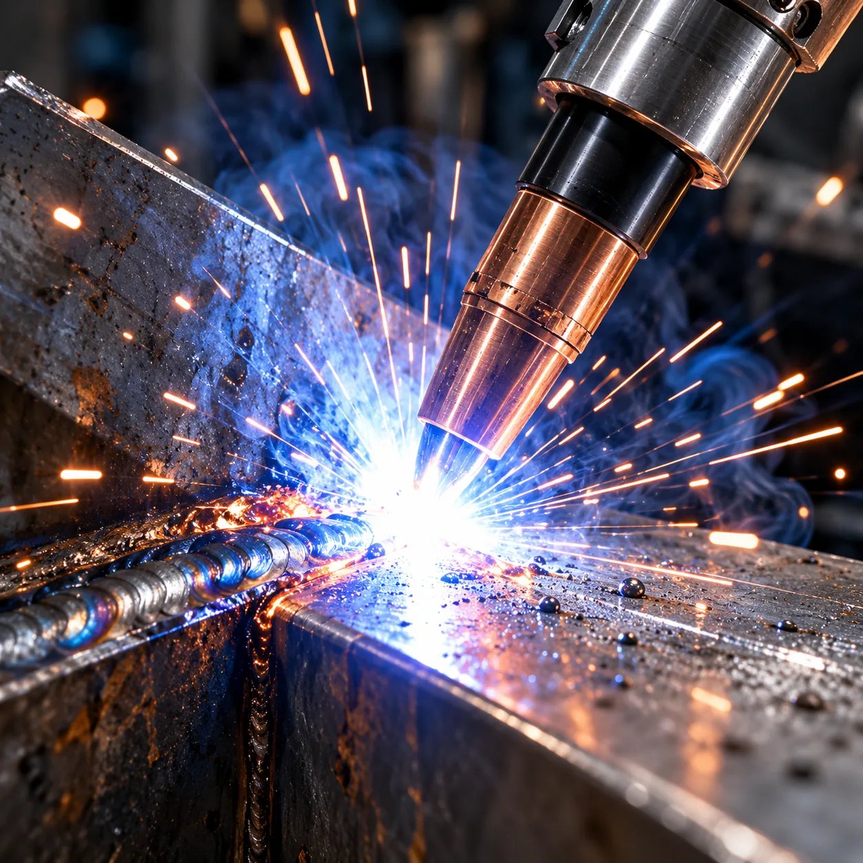 Robotic welding for structural steel